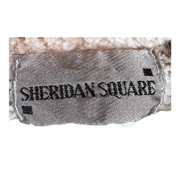 Vintage Sheridan Square Womens sweater Granny Cottagecore Retro 80s medium Knit - Picture 10 of 11